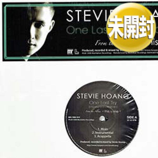 画像1: STEVIE HOANG / ONE LAST TRY (原盤/全2曲) [◎中古レア盤◎お宝！奇跡の未開封！日本のみ！美メロデビュー曲！] (1)