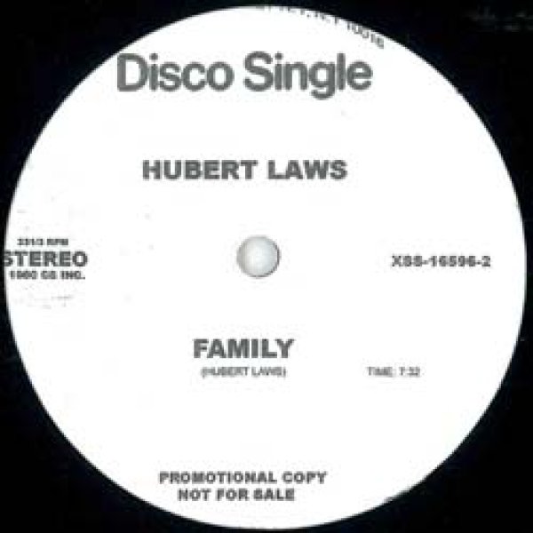 画像2: HUBERT LAWS / FAMILY + 2曲 (12"MIX/全3曲) [◎中古レア盤◎お宝！少量生産！超豪華3曲入り！] (2)