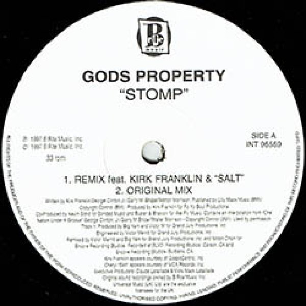 画像3: GOD'S PROPERTY / STOMP (英原盤/REMIX) [◎中古レア盤◎激レア！珍しいジャケ付原盤！FUNKADELIC使い！ゴスペルR&B傑作！] (3)