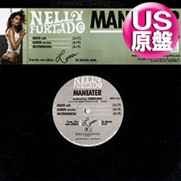 画像1: NELLY FURTADO / MANEATER (米原盤/3VER) [◎中古レア盤◎お宝！本物のUS原盤！2000年以降の人気レコード！] (1)